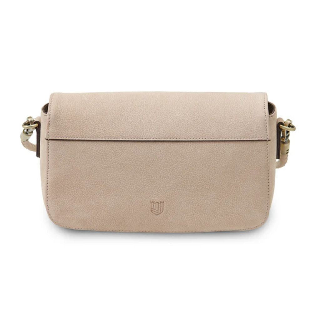 Islander Harris Tweed The Caithness Clutch 'Beige Dogtooth'