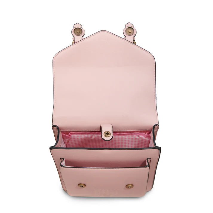 Islander Harris Tweed The Calton Backpack 'Pink and Blue Tartan' - The Celtic Gift Store - Handbags
