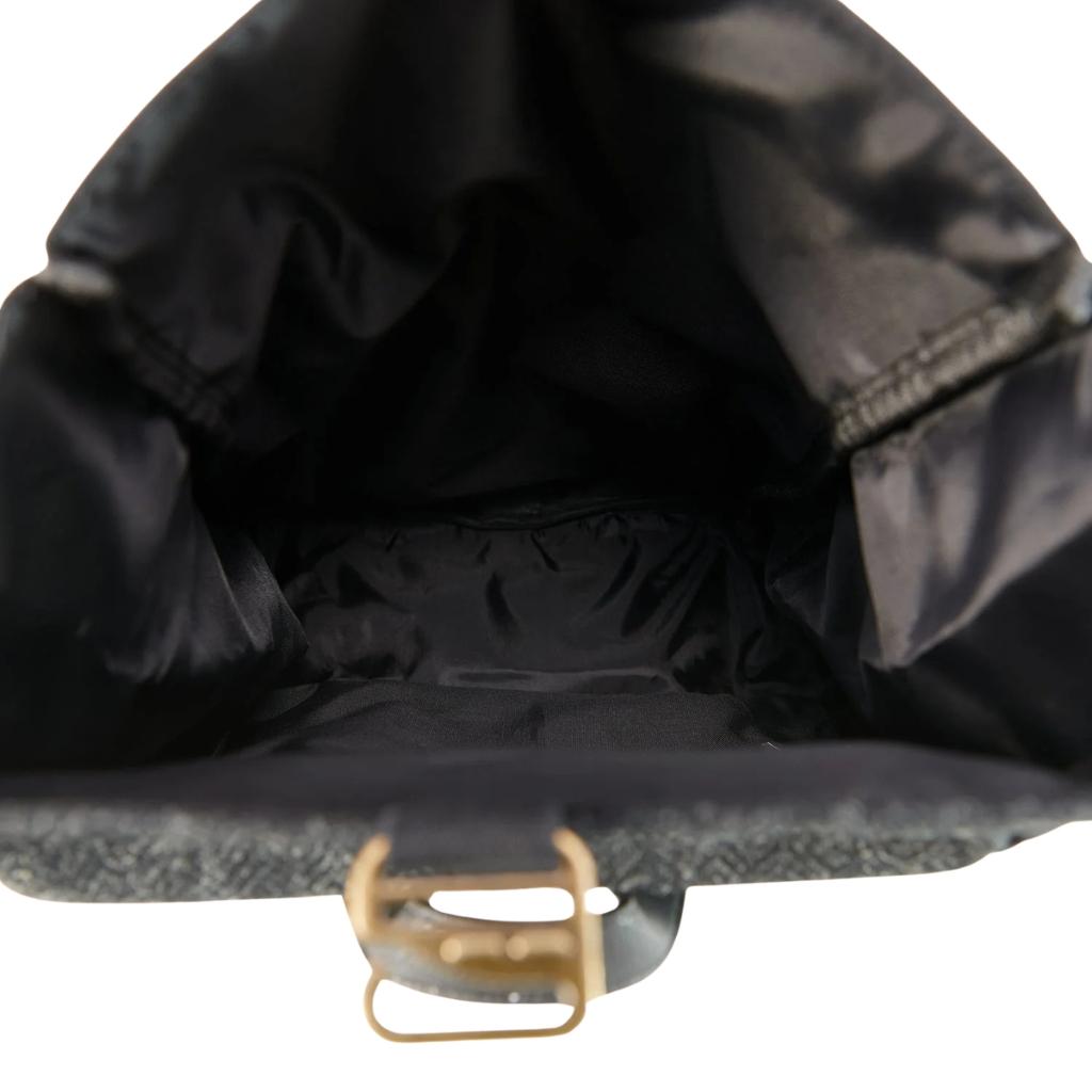 Islander Harris Tweed The Canvas Lunch Bag - Black Herringbone