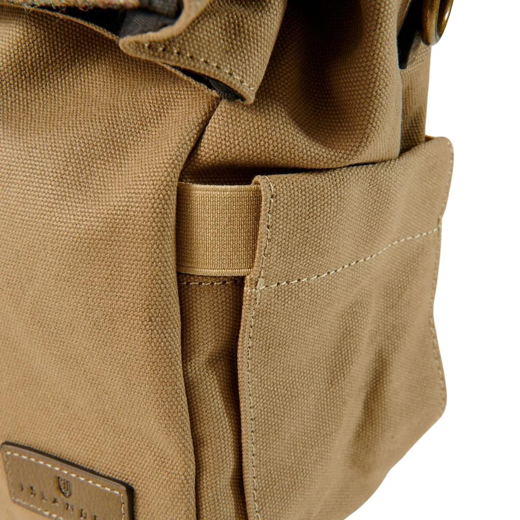 Islander Harris Tweed The Canvas Lunch Bag - Chestnut Herringbone