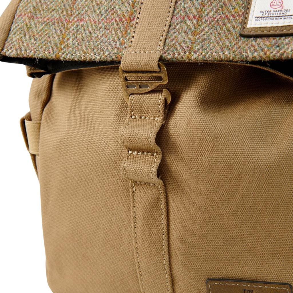 Islander Harris Tweed The Canvas Lunch Bag - Chestnut Herringbone