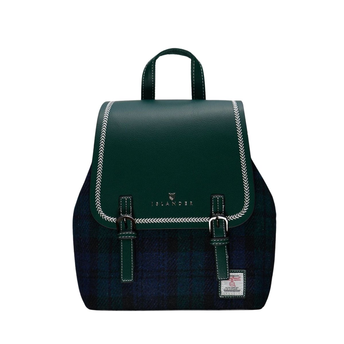 Islander Harris Tweed The Jura Backpack 'Black Watch Tartan'