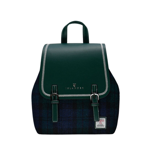 Islander Harris Tweed The Jura Backpack 'Black Watch Tartan'
