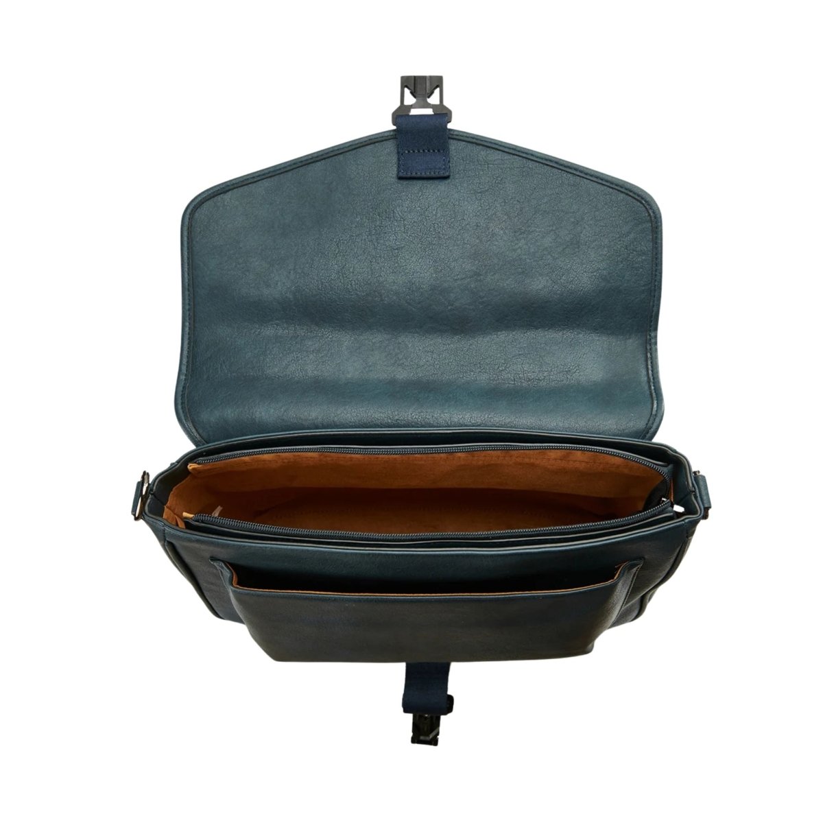 Islander Harris Tweed The Laptop Bag 'Navy Over - Check'