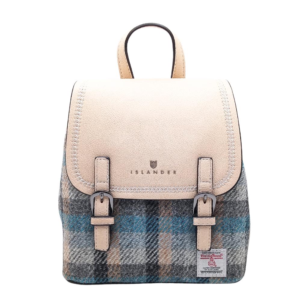 Islander Harris Tweed The Mini Jura Backpack 'Islander Tartan' by Islander - Handbags