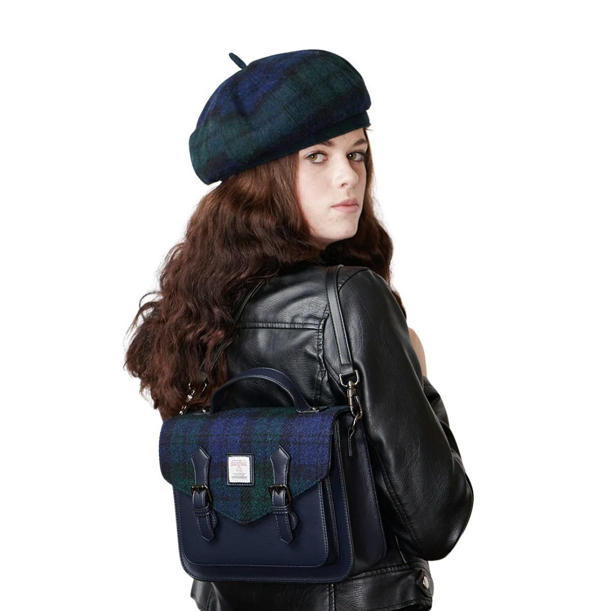 Islander Lambswool Bunnet Hat - Blackwatch Tartan