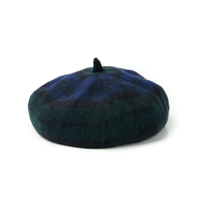 Islander Lambswool Bunnet Hat - Blackwatch Tartan - The Celtic Gift Store - Scarves & Shawls