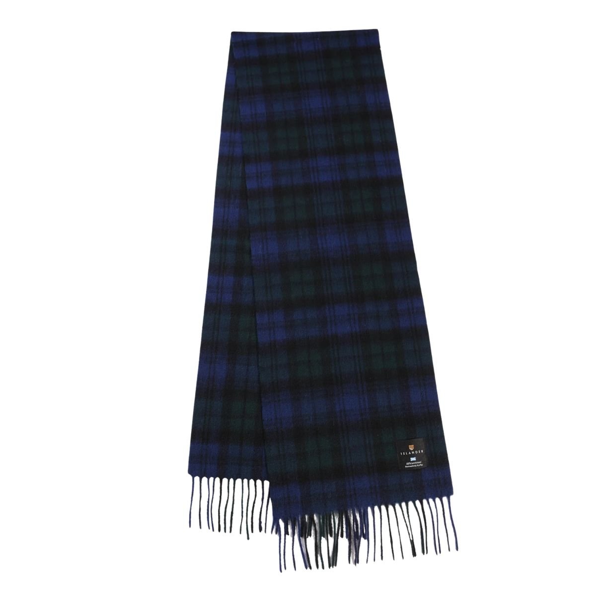 Islander Lambswool Scarf - Blackwatch Tartan