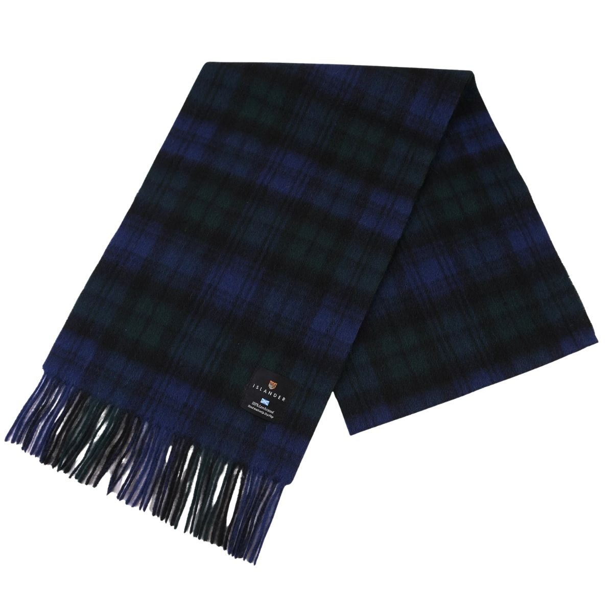 Islander Lambswool Scarf - Blackwatch Tartan