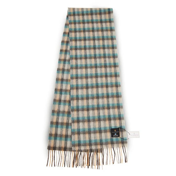 Islander Lambswool Scarf - Islander Tartan - The Celtic Gift Store - Scarves & Shawls