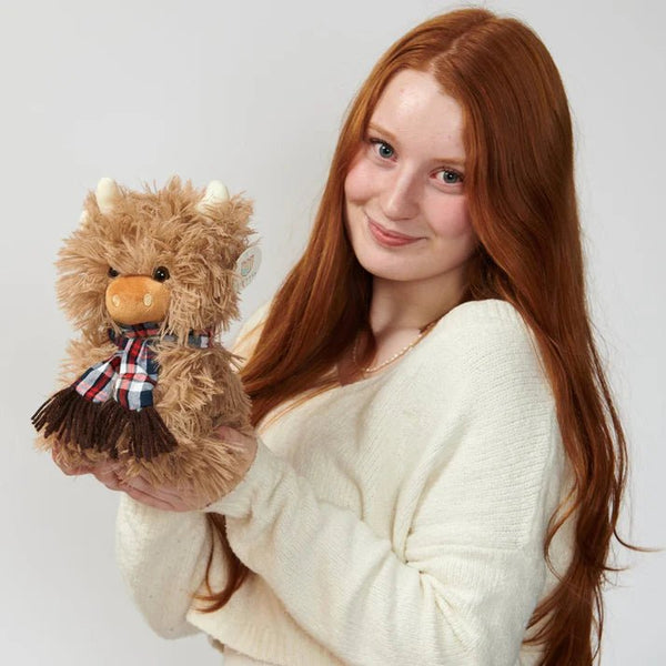 Islander's Angus the Highland Cow Stuffed Animal - The Celtic Gift Store - Home & Garden