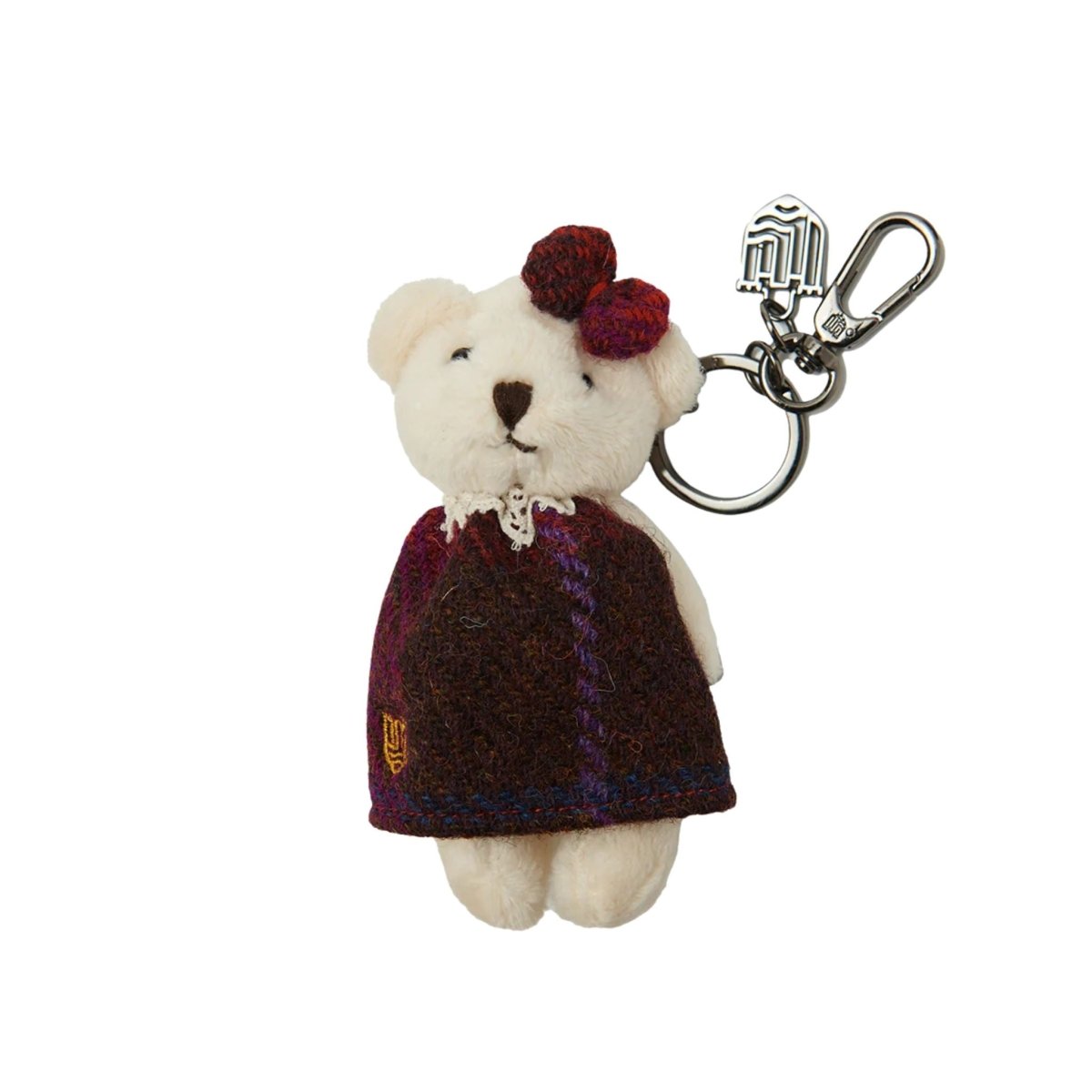 Islander's Tartan Dress Teddy Bear Keychains