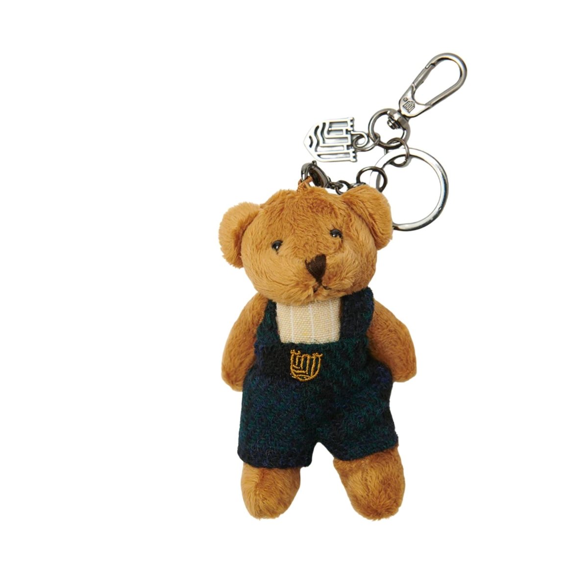 Islander's Tartan Overall Teddy Bear Keychains