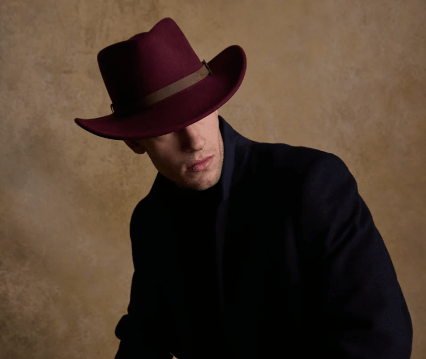 Jack Murphy Boston Hat - Burgundy - The Celtic Gift Store - Hats