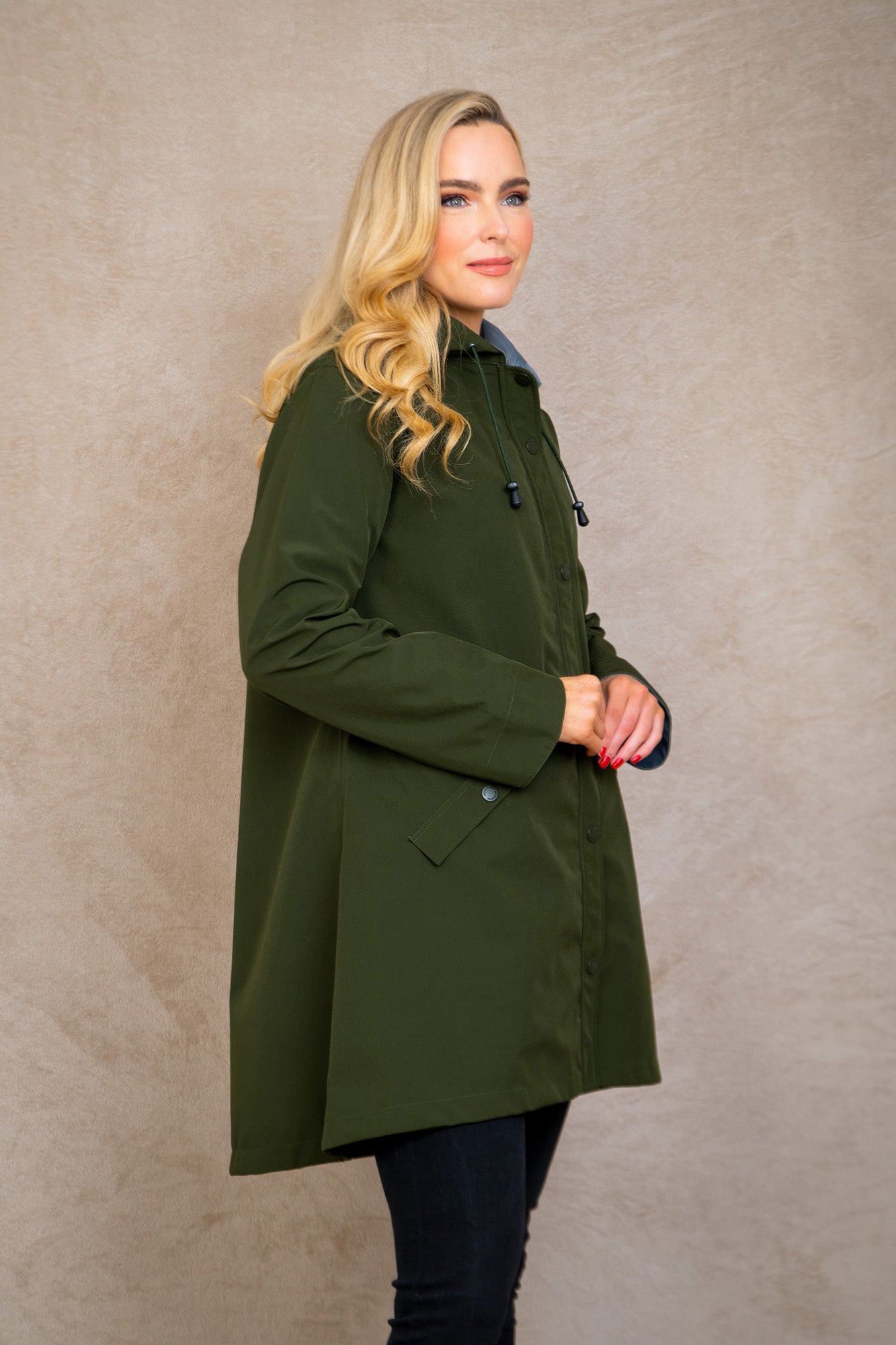 Jack Murphy Fiadh Waterproof Jacket - Olive - The Celtic Gift Store - Clothing