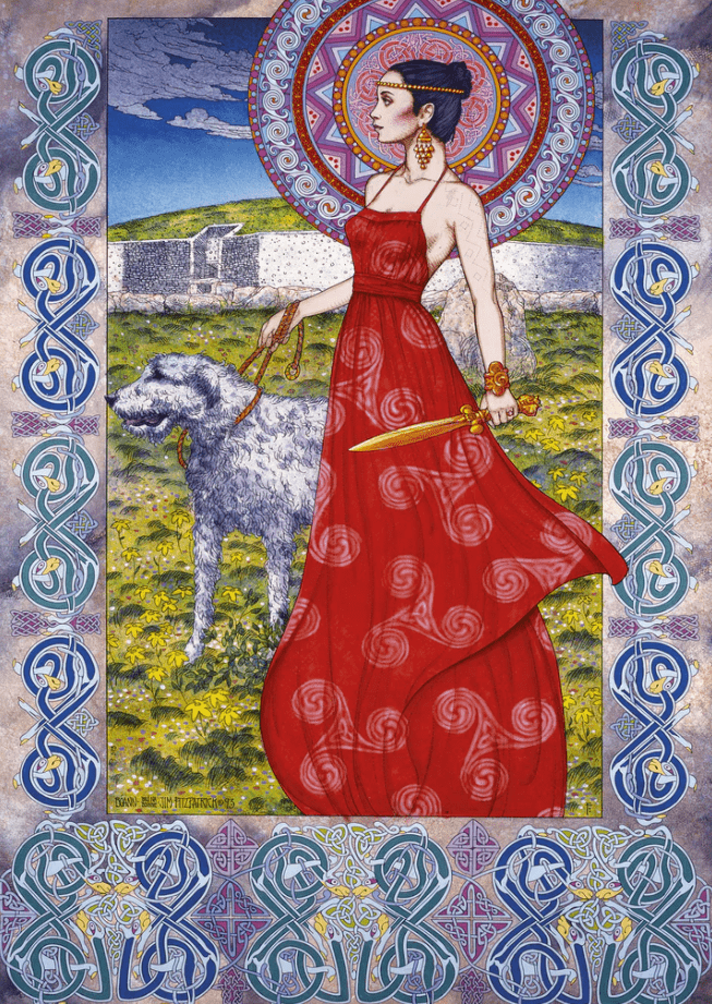 Jim Fitzpatrick - Boann The River Goddess - The Celtic Gift Store - Gift