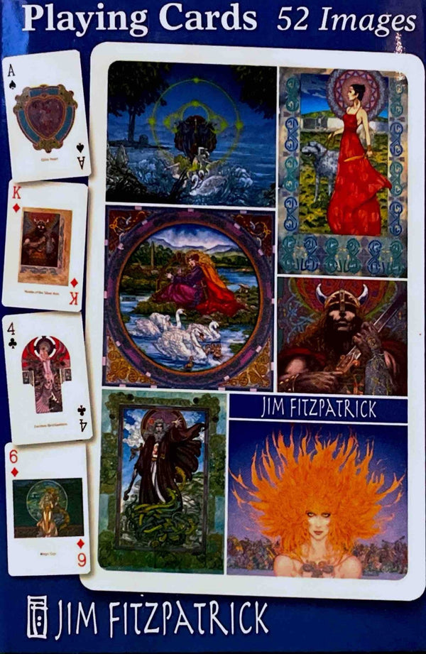 Jim Fitzpatrick Irish Artwork Playing Cards - The Celtic Gift Store - Toys & Games