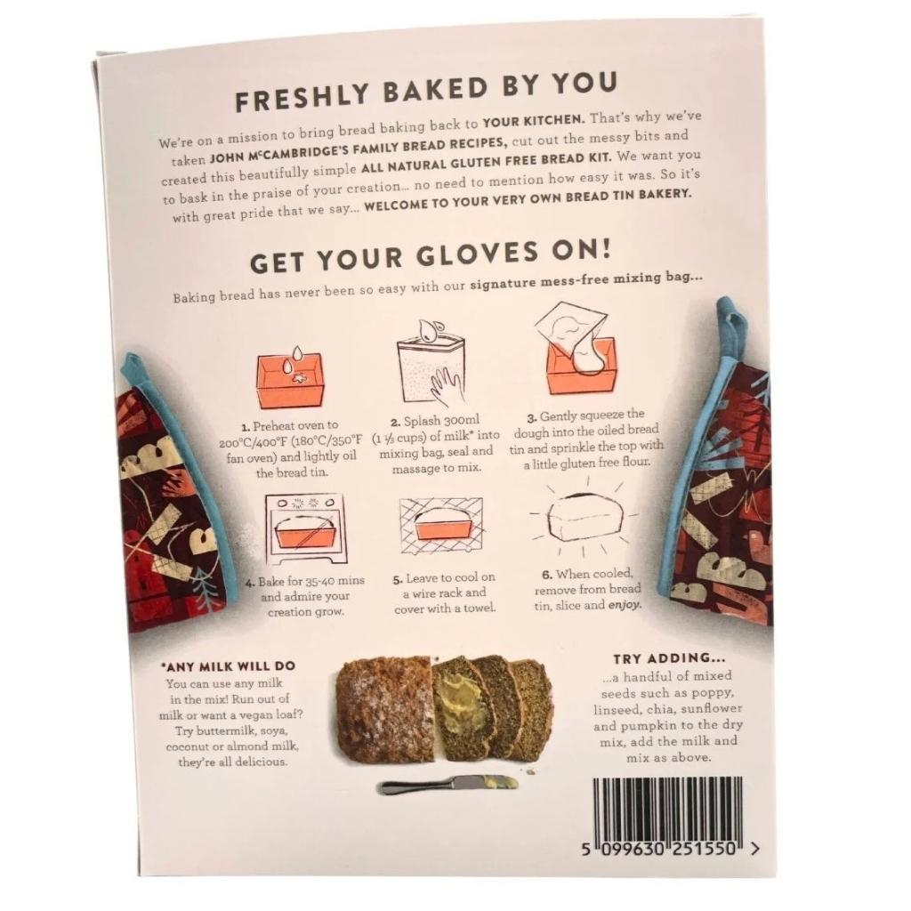 John McCambridge Gluten Free Bread Kit