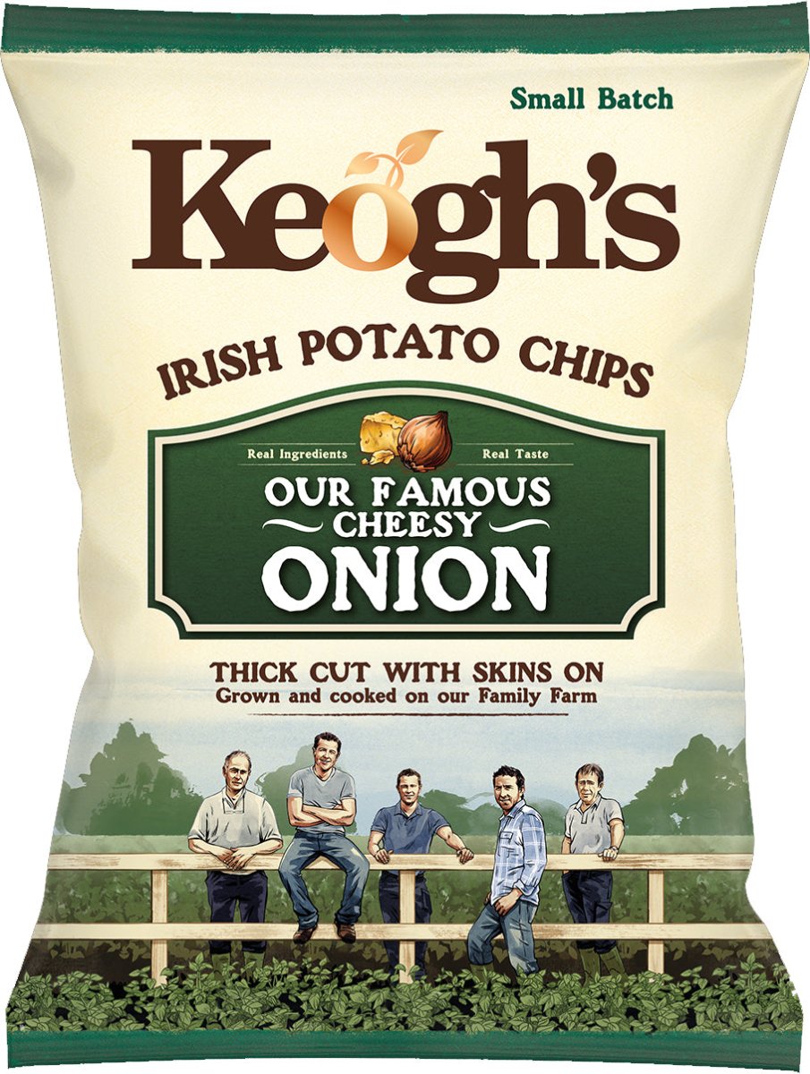 Keogh's Cheesy Onion Crisps - 40oz