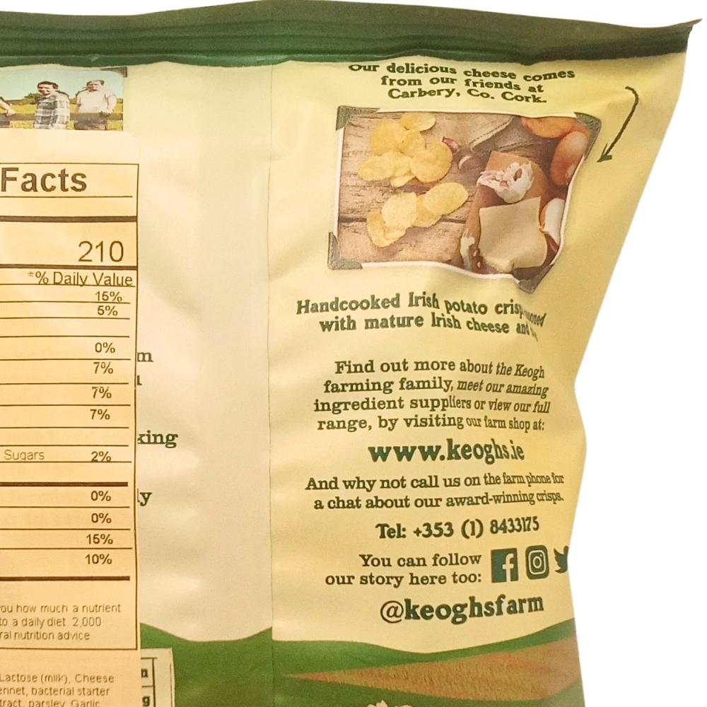 Keogh's Mature Irish Cheese and Onion- 40g