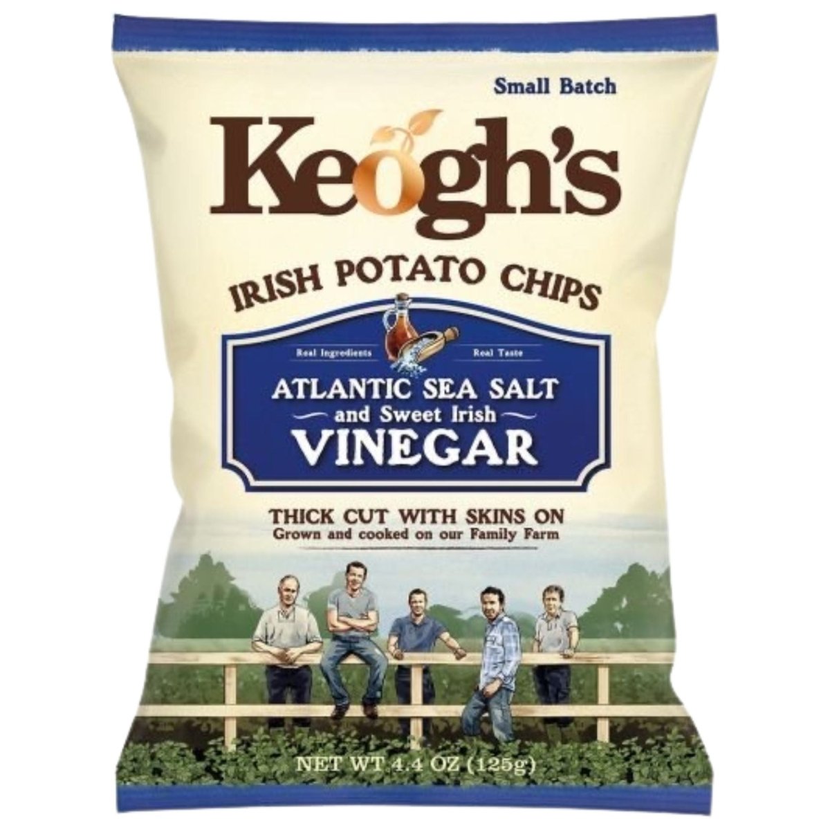 Keogh's Sea Salt and Vinegar Crisps - 125g - The Celtic Gift Store - Food