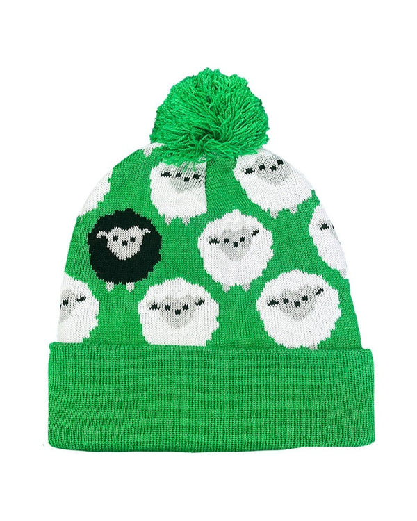Kids Sheep Bobble Hat - Green - The Celtic Gift Store - Hats