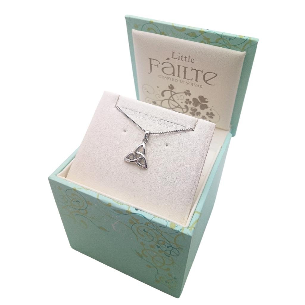 Kid's Sterling Silver Trinity Knot Necklace