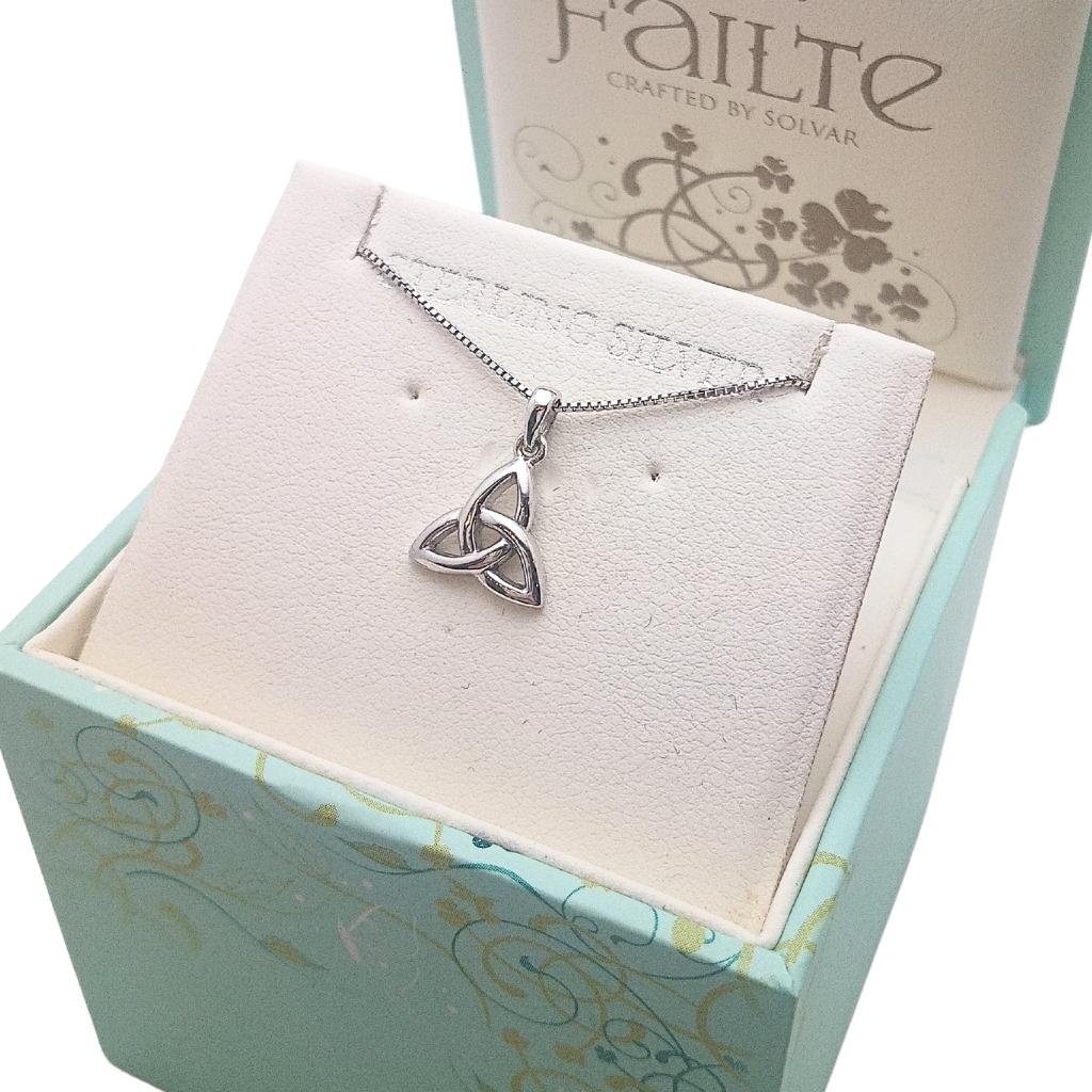 Kid's Sterling Silver Trinity Knot Necklace