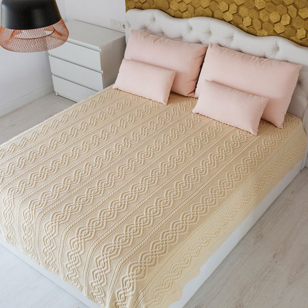 King Cable Throw - The Celtic Gift Store - 