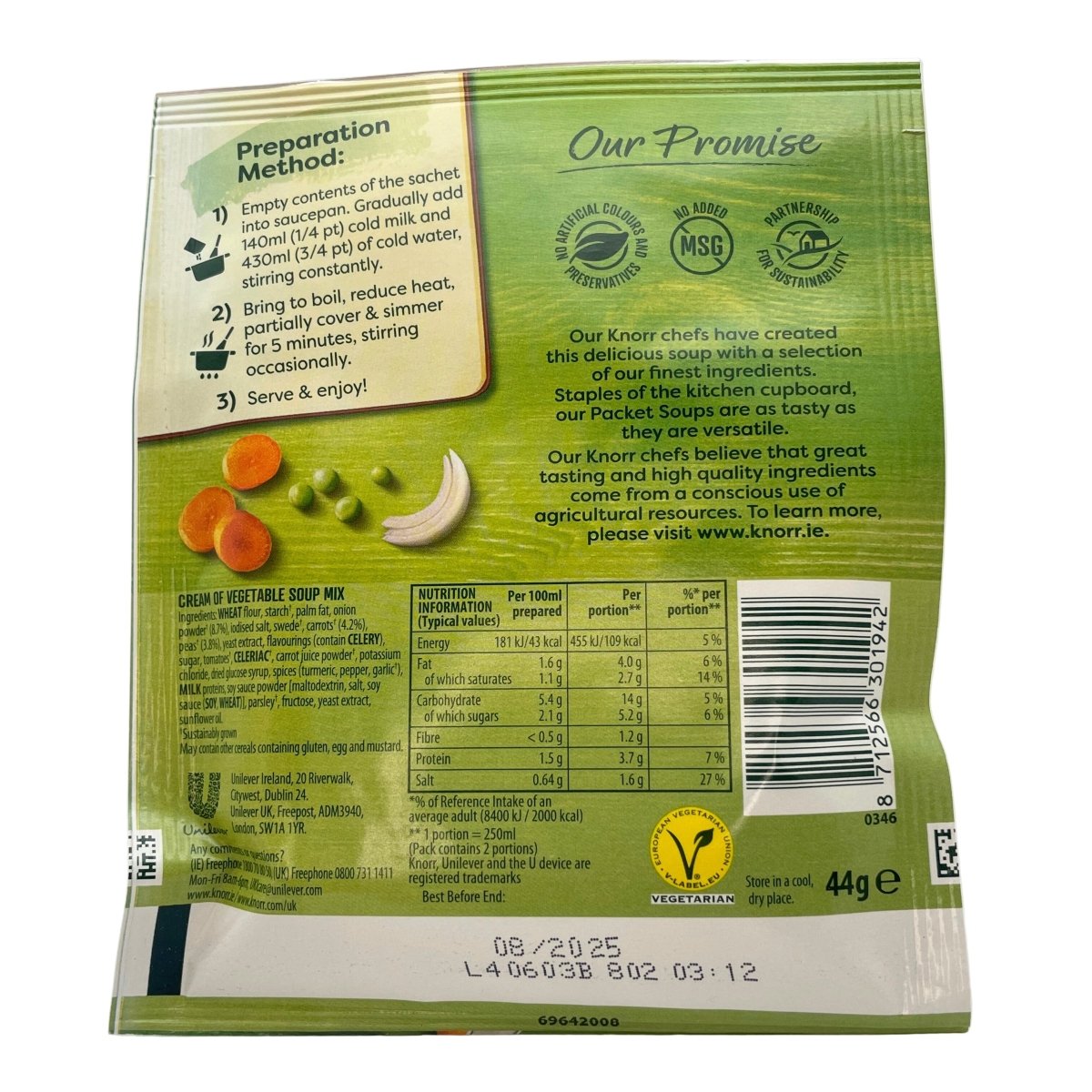 Knorr Cream of Vegetable Soup Mix - The Celtic Gift Store - Food
