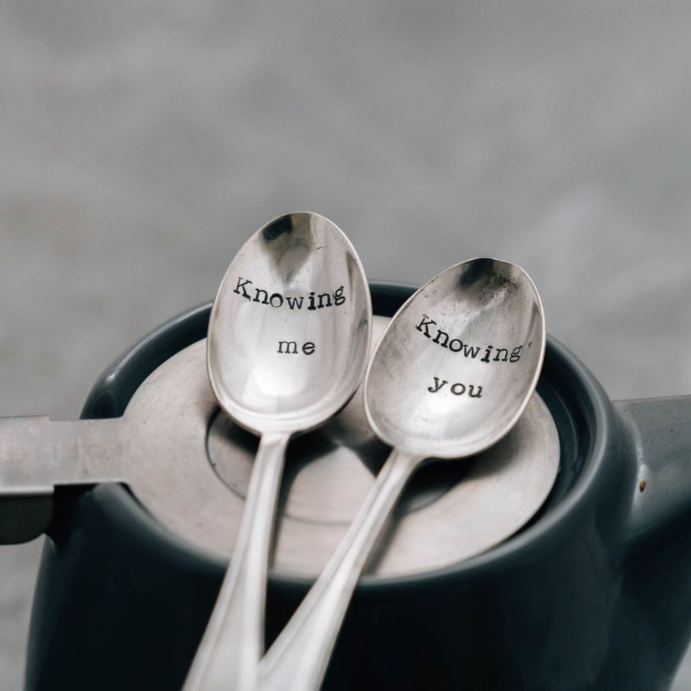 'Knowing Me/Knowing You' Teaspoon Set - The Celtic Gift Store - 
