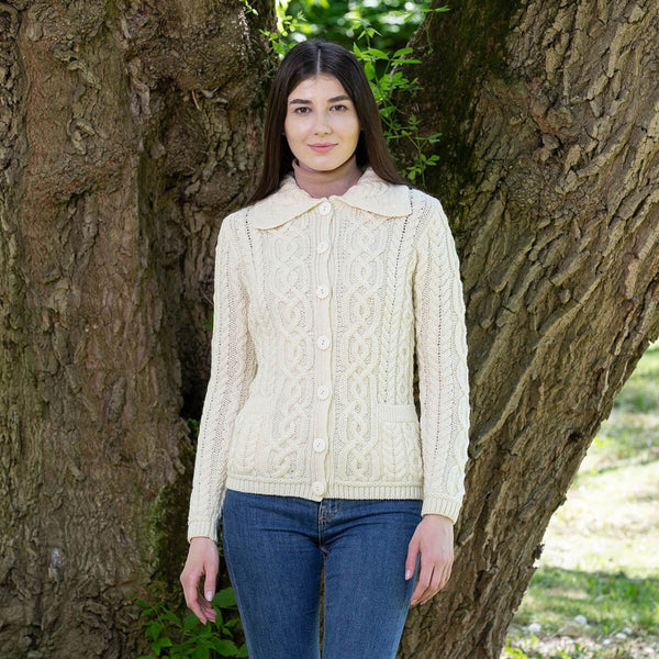 Ladies Buttoned Cardigan - The Celtic Gift Store - 
