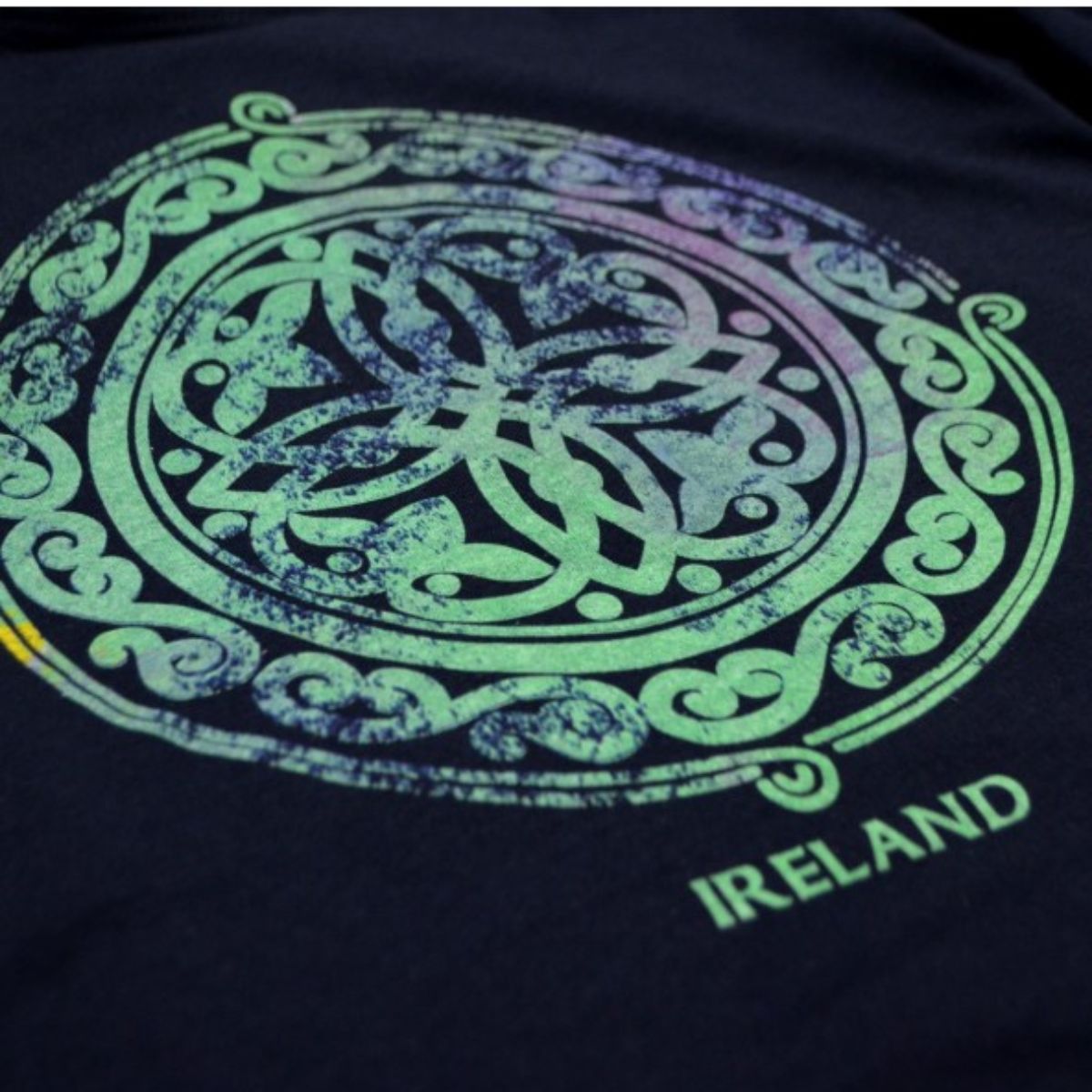 Ladies Green and Purple Celtic Knot T-Shirt