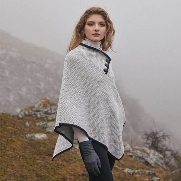 Ladies Herringbone Cape - The Celtic Gift Store - 