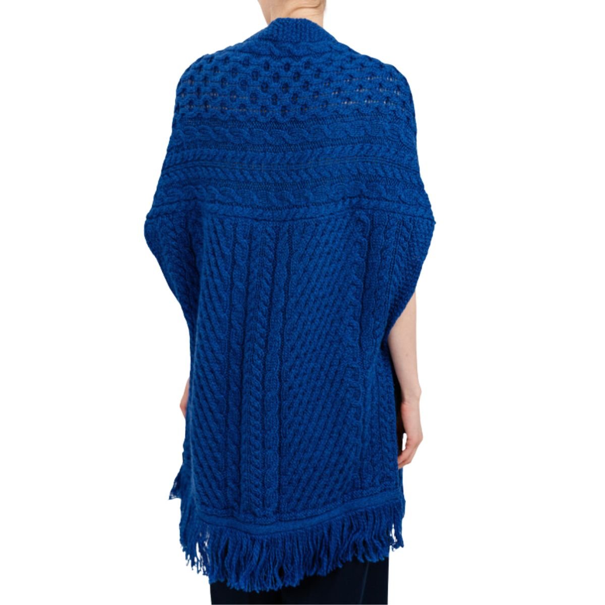 Ladies Merino Wool Pocket Shawl
