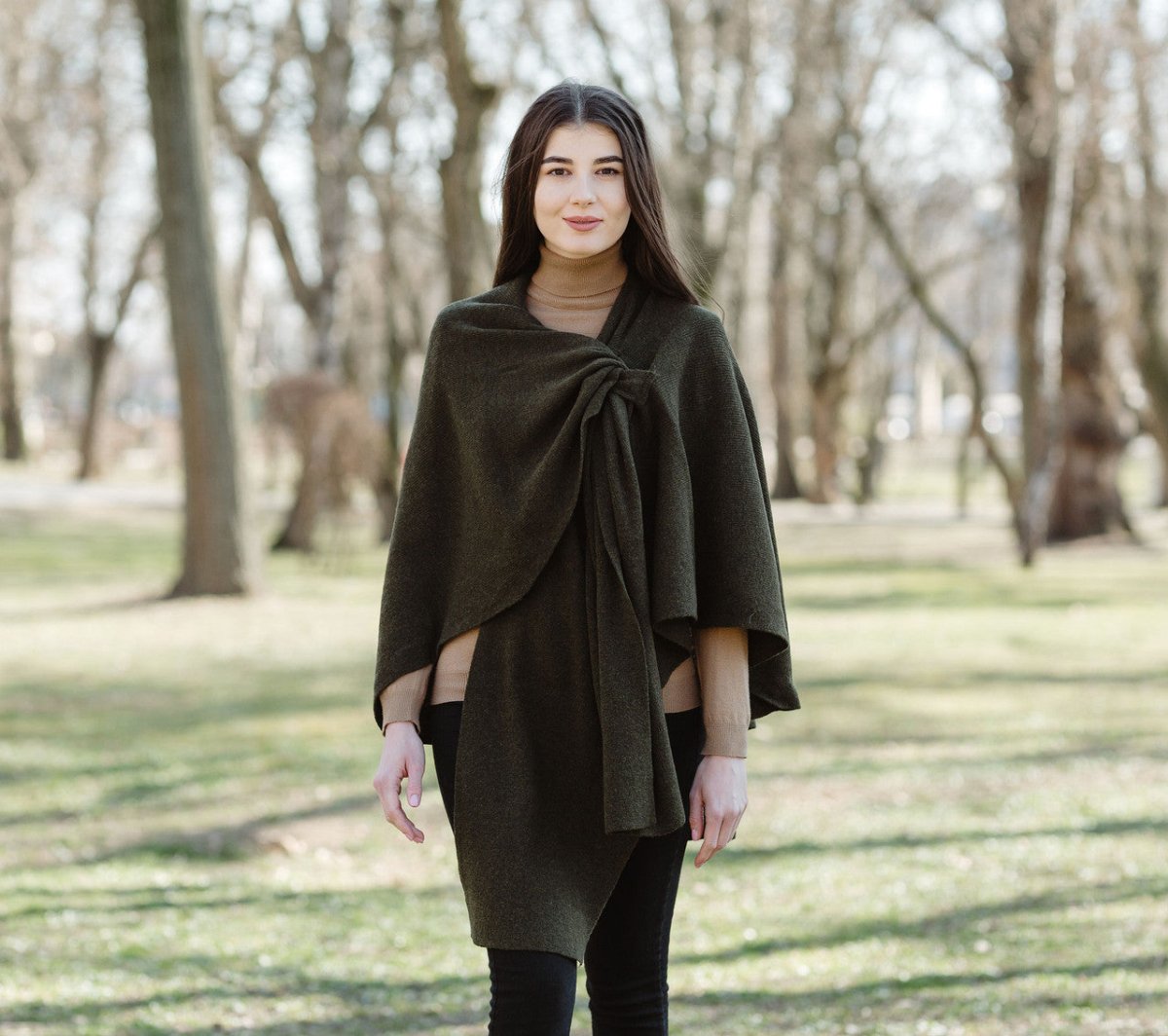 Lambswool Draped Shawl - The Celtic Gift Store - 