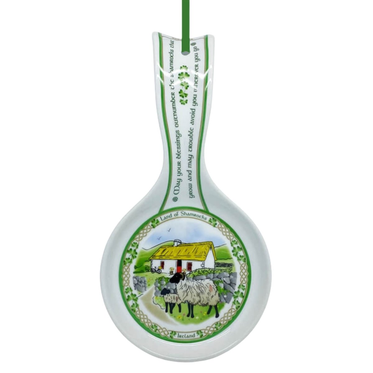 Land of Shamrocks Spoon Rest - The Celtic Gift Store - Decor