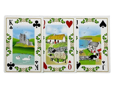 Irish Playing Cards- The Land of Shamrocks