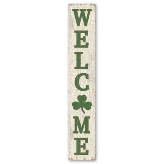 Welcome Shamrock Porch Board