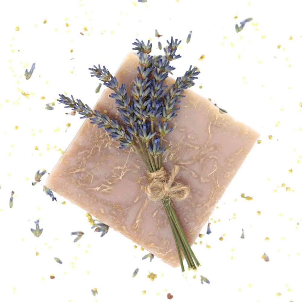 Lavender & Meadowsweet Irish Handmade Loofa Bar