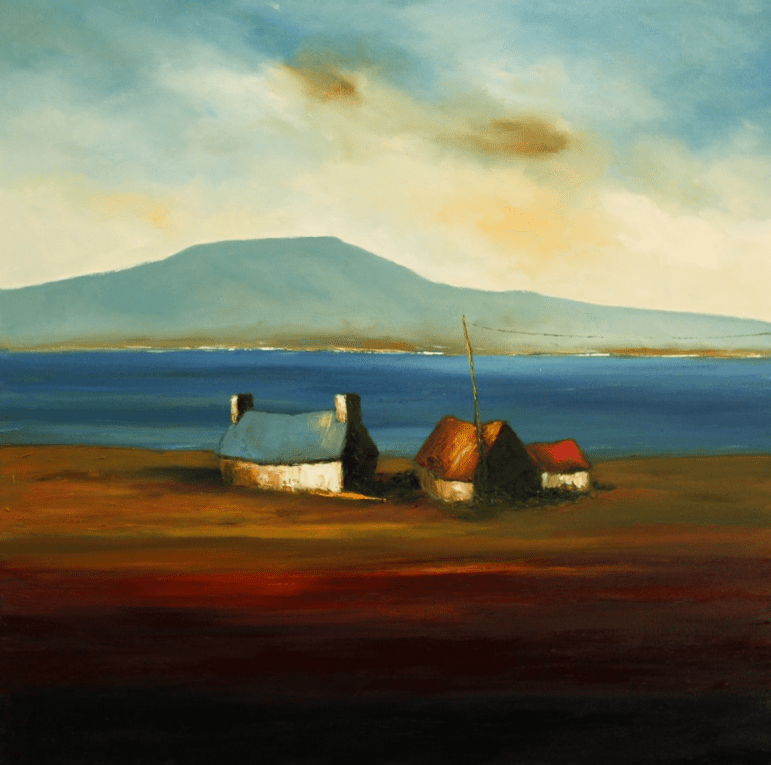 'Leaving It All Behind' by Padraig McCaul - Mounted Print 16"x16" - The Celtic Gift Store - Decor