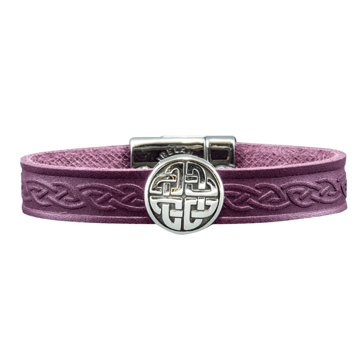 Lee River Celtic Knot Leather Cuff Bracelet