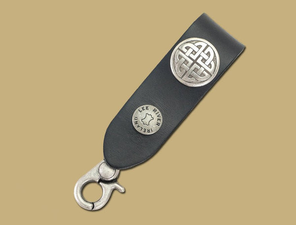 Lee River Celtic Knot Leather Key Fob Clip - The Celtic Gift Store - Apparel & Accessories