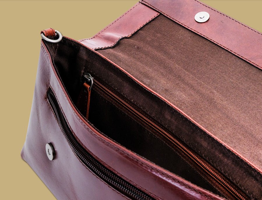 Lee River Ciara Leather Clutch Bag with Strap - The Celtic Gift Store - Handbags