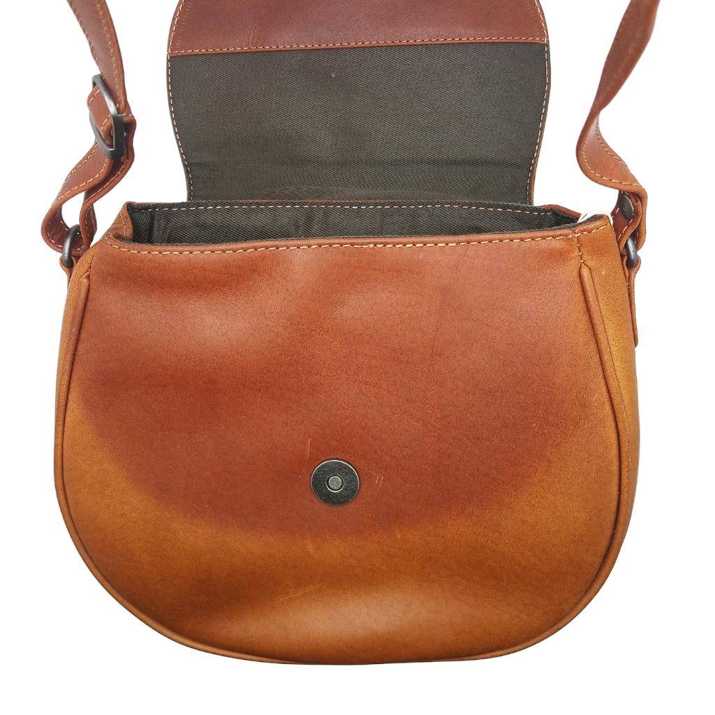 Lee River Hunter Celtic Leather Saddle Bag