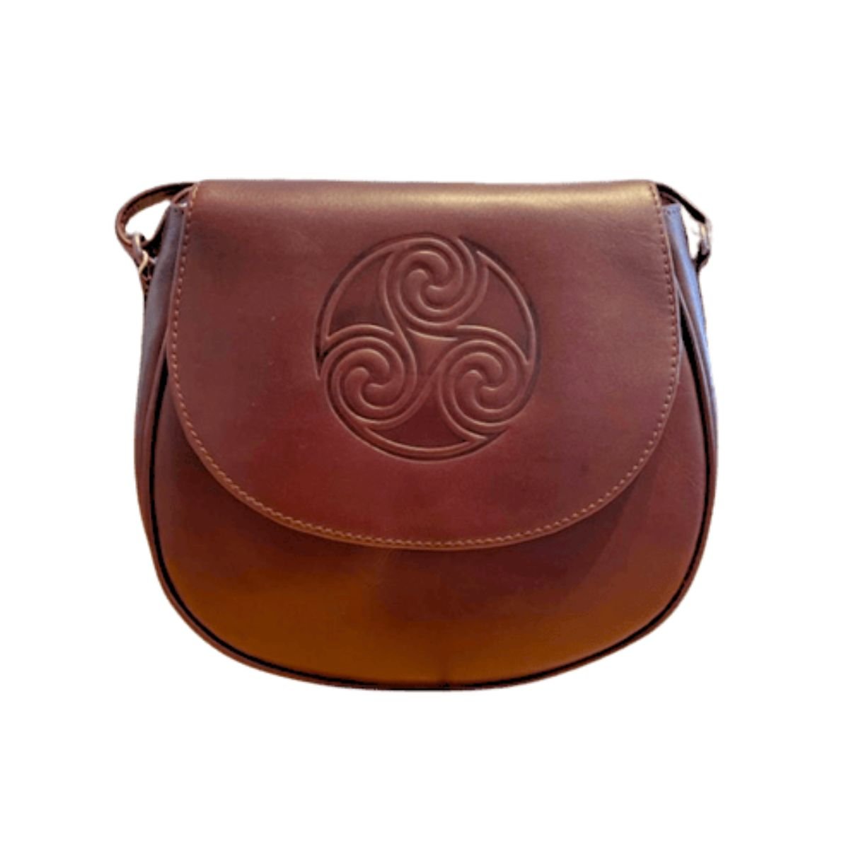 Lee River Hunter Celtic Leather Saddle Bag
