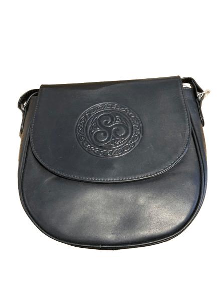Lee River Large Celtic Leather Saddle Bag - The Celtic Gift Store - Handbags