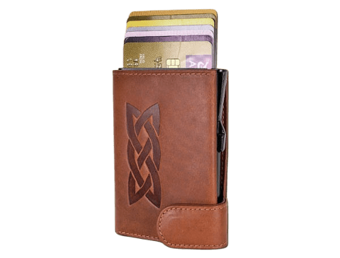Lee River RFID Protected Pop - Up Leather Celtic Knot Wallet - The Celtic Gift Store - Wallets