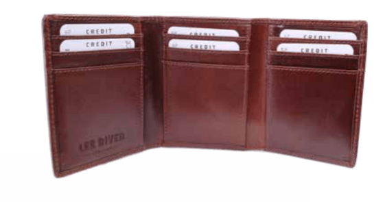 Lee River Sean Leather Tri - Fold Wallet - The Celtic Gift Store - Wallets