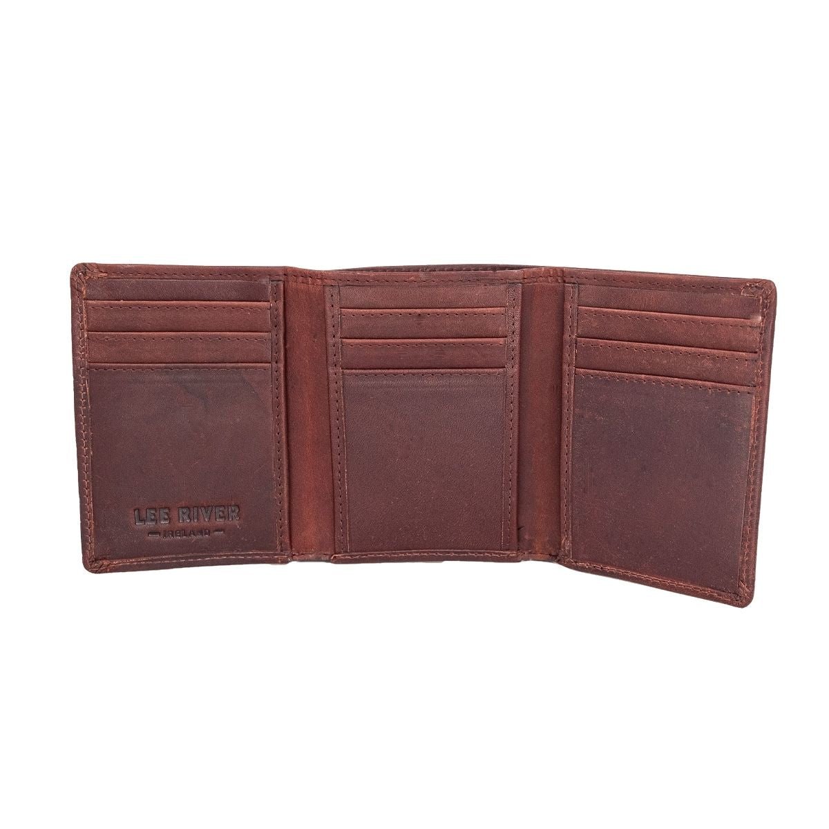 Lee River Sean Leather Tri - Fold Wallet